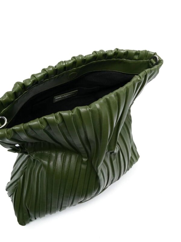 16224095_32522823_1000.jpg Karl Lagerfeld x Amber Valletta pleated folded tote bag