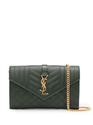 Saint Laurent  Envelope logo shoulder bag