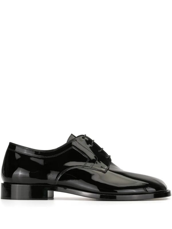 Maison Margiela  Tabi patent-leather brogues