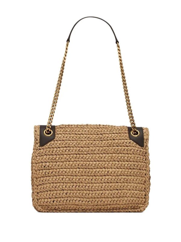 16271635_37418664_1000.jpg Saint Laurent medium Niki raffia shoulder bag