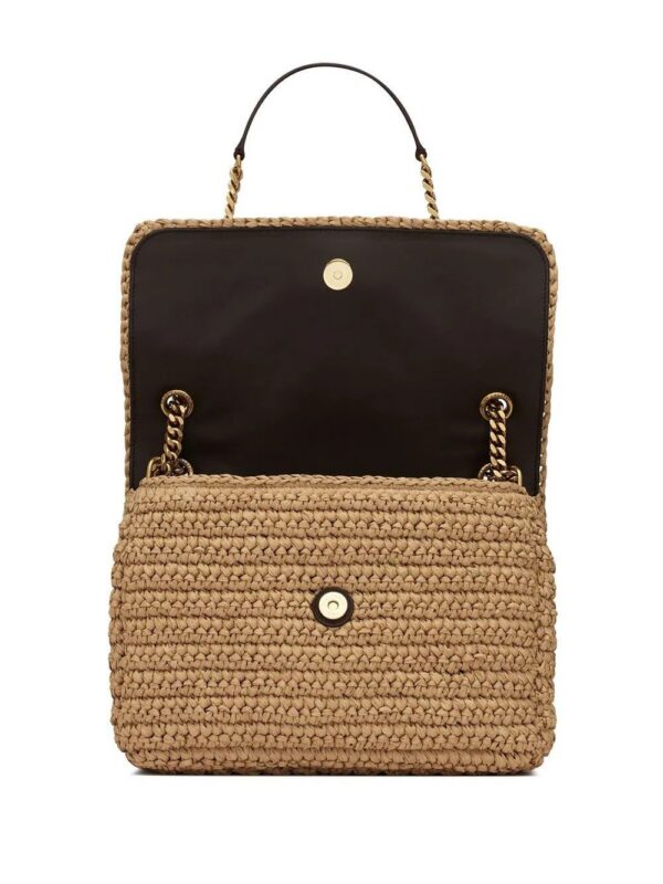 16271635_37419325_1000.jpg Saint Laurent medium Niki raffia shoulder bag