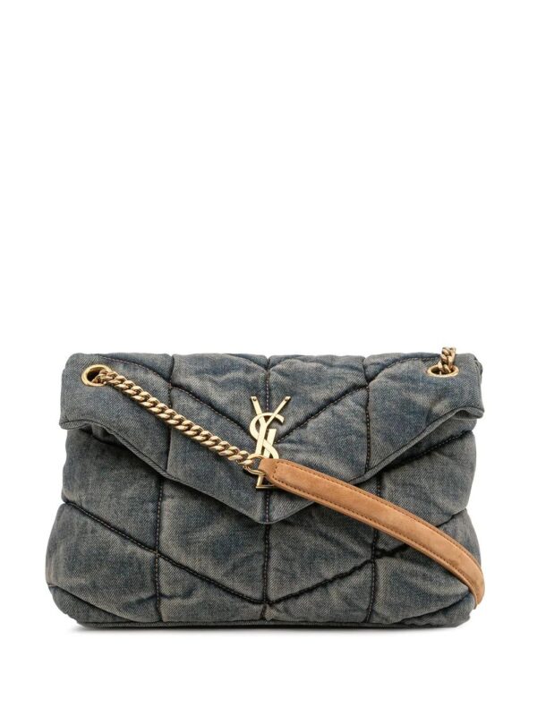 16320711_32182185_1000.jpg Saint Laurent Loulou denim shoulder bag