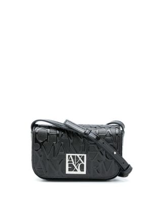 16340301_34706637_1000.jpg Armani Exchange embossed logo crossbody bag