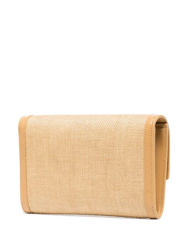 Saint Laurent  Uptown raffia shoulder bag