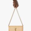 Saint Laurent  Uptown raffia shoulder bag