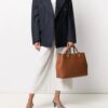 16376116_31493726_1000.jpg Emporio Armani logo-strap tote bag