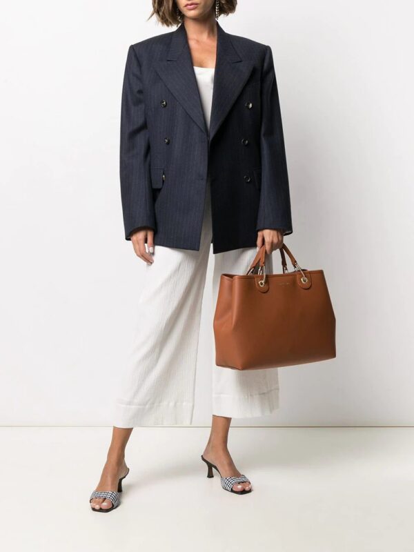 16376116_31493726_1000.jpg Emporio Armani logo-strap tote bag