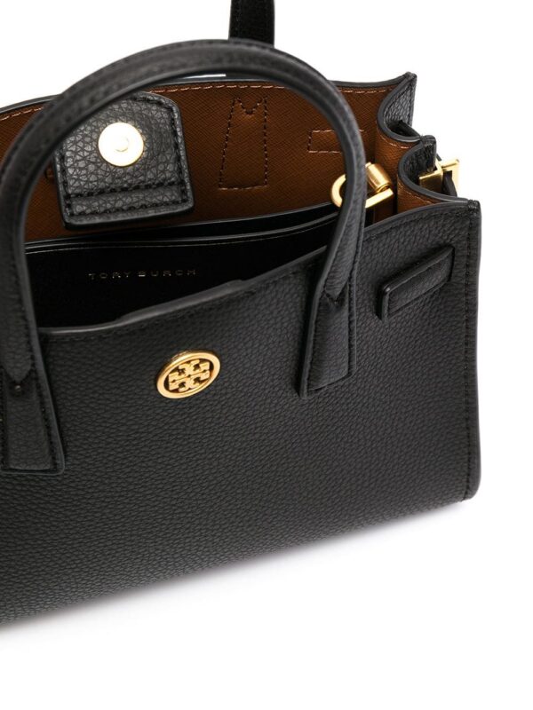 16411873_31669943_1000.jpg Tory Burch logo-plaque pebbled tote bag