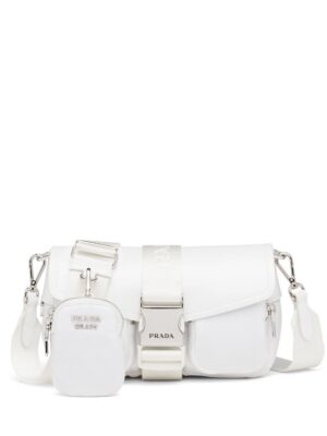 Prada pocket detail shoulder bag