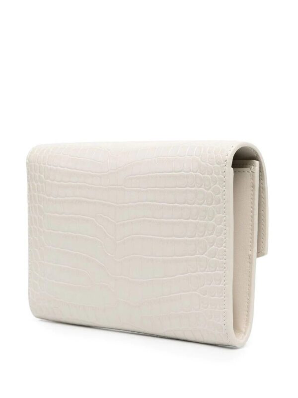 16608358_32532903_1000.jpg Saint Laurent Uptown crocodile-effect clutch bag
