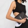 16635092_1c195a2b-8293-46e2-9cdd-fbc48269675f_1000.jpg Saint Laurent logo-plaque chevron-quilt clutch bag