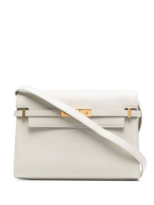 16655088_e2c2718c-4acc-4954-8588-ff48d69758cf_1000.jpg Saint Laurent Manhatten clasp-fastening shoulder bag