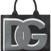 16659003_33814325_1000.jpg Dolce & Gabbana DG Daily logo-print calf leather shopper bag