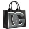 16659003_33815340_1000.jpg Dolce & Gabbana DG Daily logo-print calf leather shopper bag
