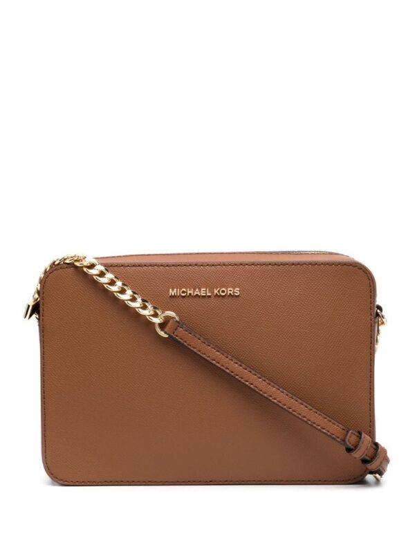 16691733_31dbdab0-7ed8-4db6-8cd9-e09354383641_1000.jpg Michael Michael Kors logo-plaque leather satchel bag