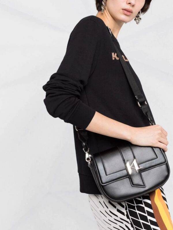 16703124_3d4b273a-2ab3-406c-b31b-223906df162a_1000.jpg Karl Lagerfeld medium K/Saddle leather bag