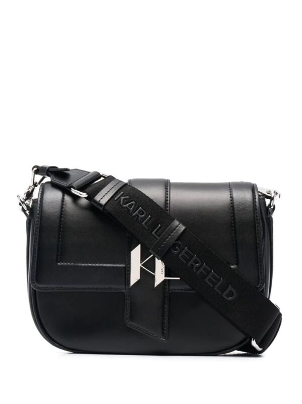 16703124_42932749-2cd2-4971-9e90-1e59417c7a53_1000.jpg Karl Lagerfeld medium K/Saddle leather bag