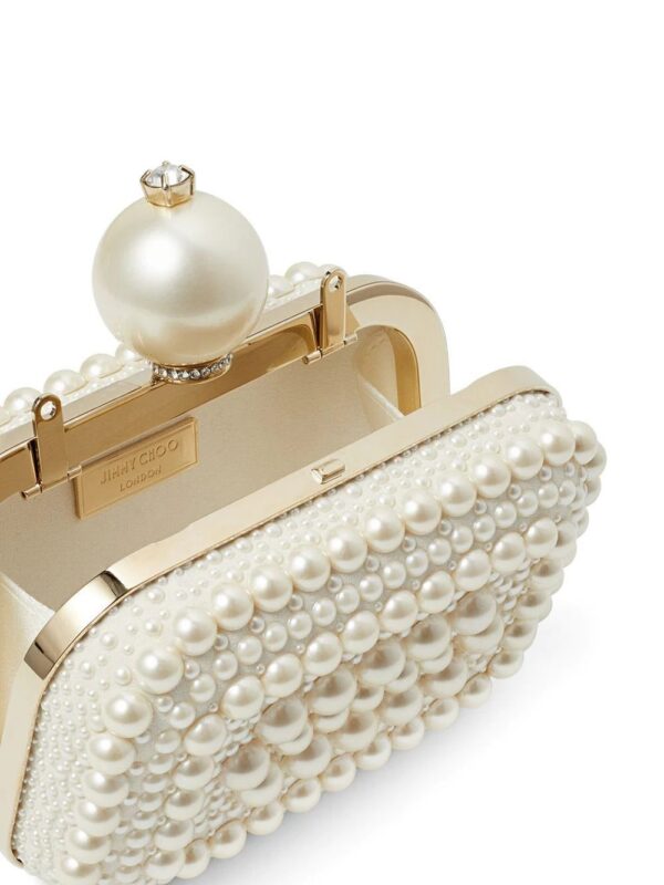16771840_33885684_1000.jpg Jimmy Choo Micro Cloud pearl-embellished clutch bag