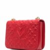 Love Moschino quilted logo-plaque shoulder bag