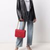 Love Moschino quilted logo-plaque shoulder bag