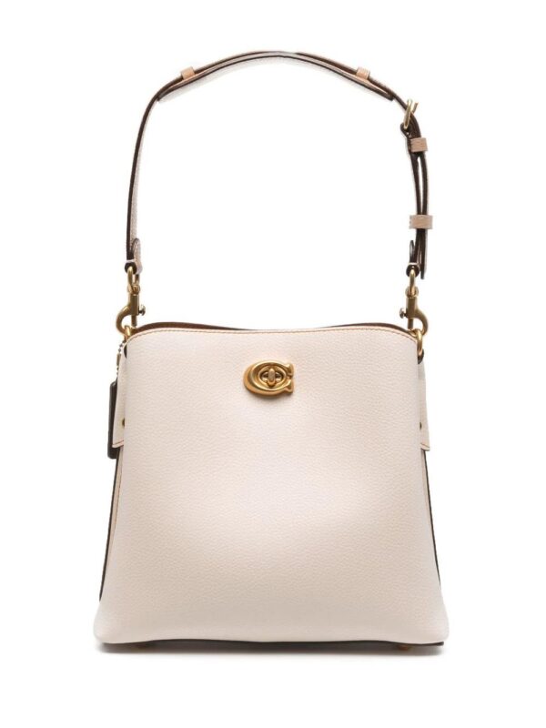 16933975_2698dc32-8eb0-4867-a2ac-11e32f7a1089_1000.jpg Coach logo-plaque leather tote bag
