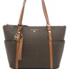 16934420_35330173_1000-1.jpg Michael Kors monogram-print leather tote bag