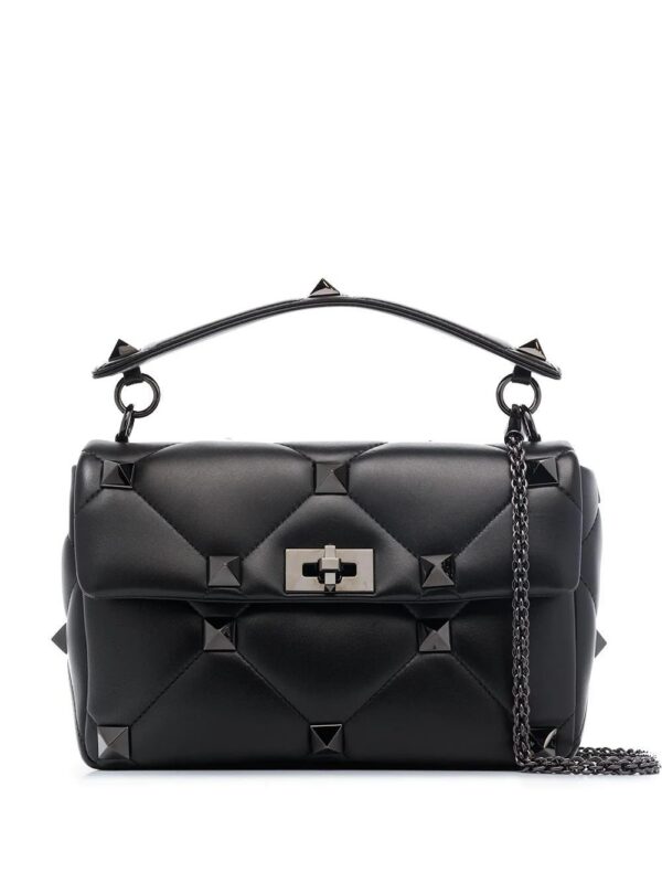 16987283_36462722_1000.jpg Valentino Garavani Roman Stud leather tote bag.