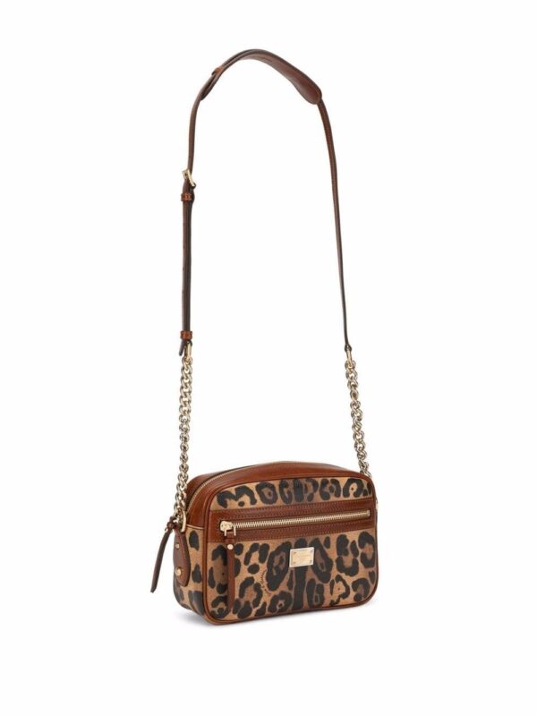 Dolce & Gabbana medium Crespo leopard-print crossbody bag