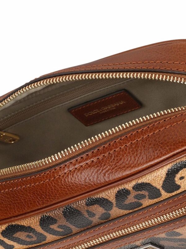 Dolce & Gabbana medium Crespo leopard-print crossbody bag