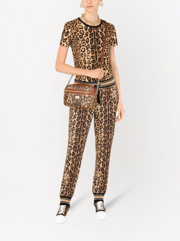 Dolce & Gabbana medium Crespo leopard-print crossbody bag