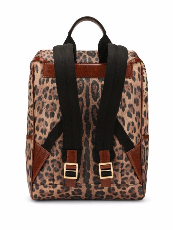 Dolce & Gabbana Crespo leopard-print backpack