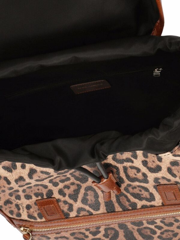 Dolce & Gabbana Crespo leopard-print backpack