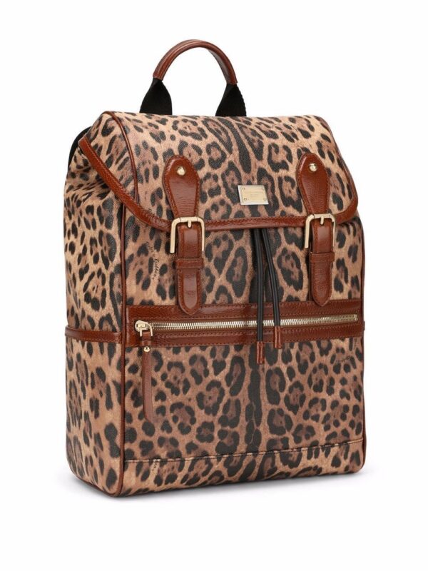 Dolce & Gabbana Crespo leopard-print backpack
