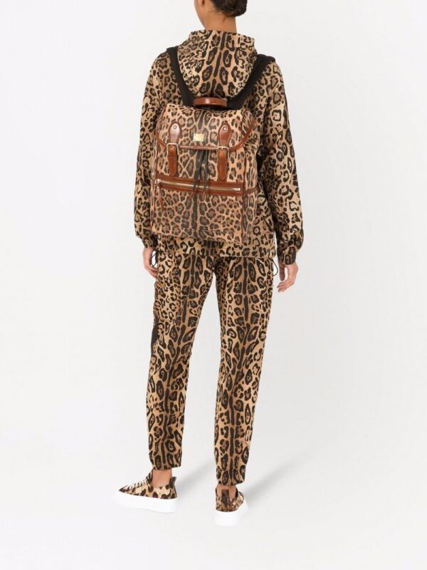 Dolce & Gabbana Crespo leopard-print backpack