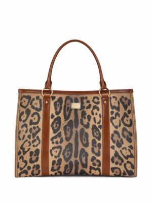 17055500_35287005_1000-1.jpg Dolce & Gabbana Crespo leopard-print tote bag