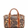 Dolce & Gabbana small Crespo leopard-print satchel bag