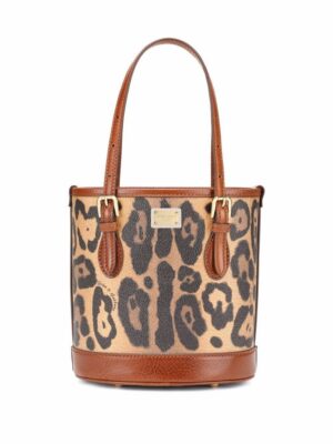 17056106_35298465_1000.jpg Dolce & Gabbana small Crespo leopard-print bucket bag