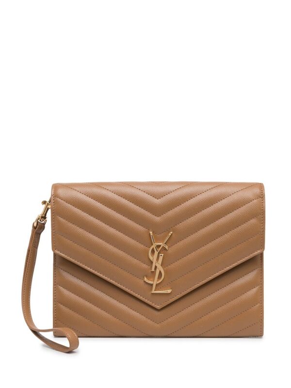 17104532_34969880_1000.jpg Saint Laurent Monogram quilted clutch bag