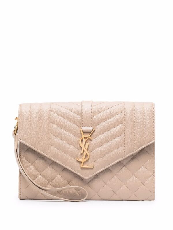17114747_34708587_1000.jpg Saint Laurent Monogram envelope clutch bag