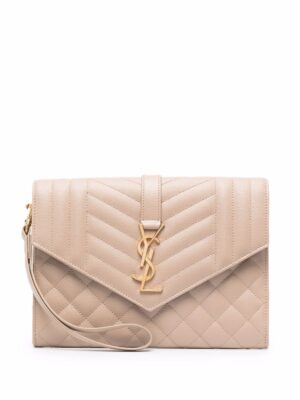 Saint Laurent  Monogram envelope clutch bag