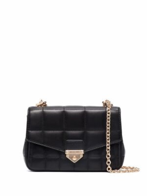 17118885_34646705_1000.jpg Michael Michael Kors logo-engraved quilted shoulder bag