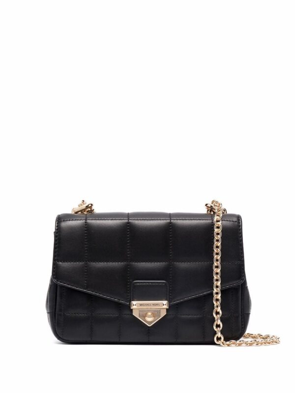 17118885_34646705_1000.jpg Michael Michael Kors logo-engraved quilted shoulder bag