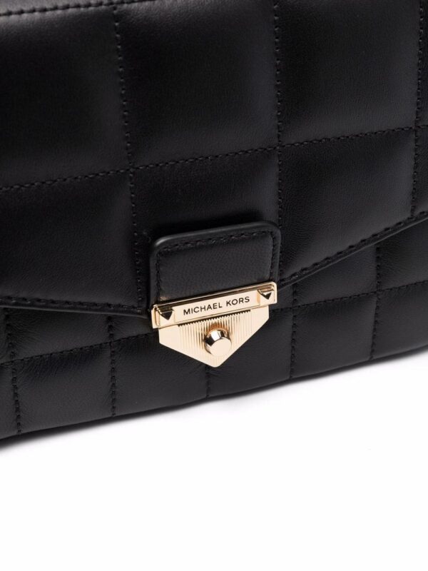 17118885_34648012_1000.jpg Michael Michael Kors logo-engraved quilted shoulder bag