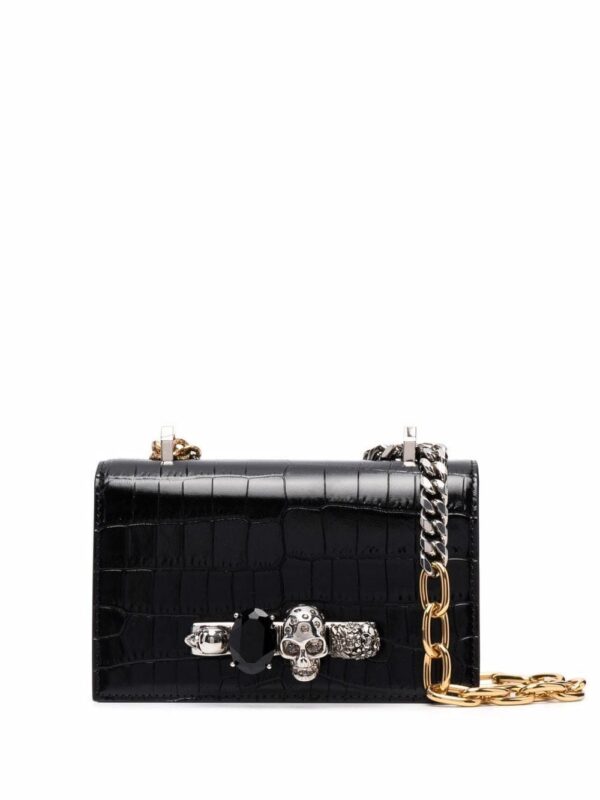 17209973_35052443_1000.jpg Alexander McQueen skull-embroidered crocodile-effect crossbody bag