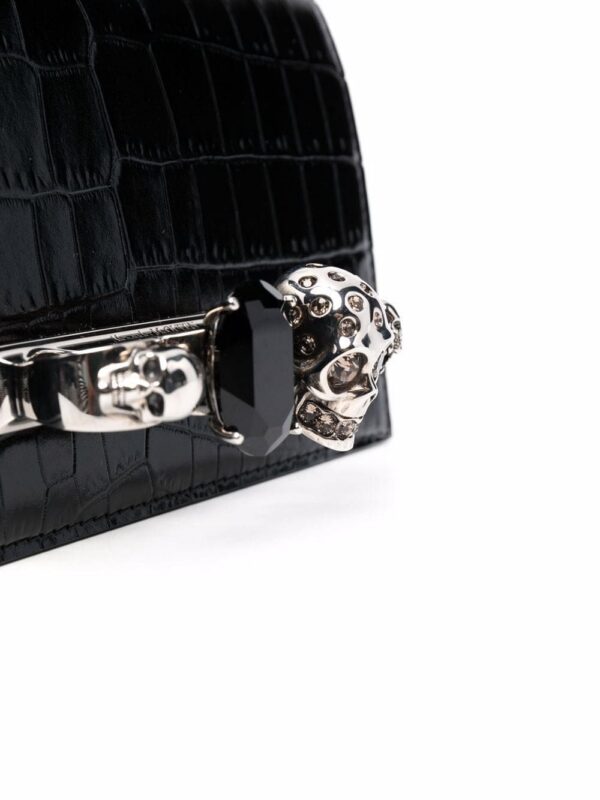 17209973_35054080_1000.jpg Alexander McQueen skull-embroidered crocodile-effect crossbody bag