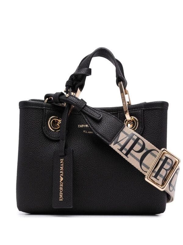 17216993_35246507_1000_f53b0e4d-cead-441b-8de5-443c378452f2.jpg Emporio Armani embossed-logo tote bag