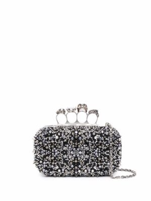 17229600_35246982_1000.jpg Alexander McQueen four-ring skull studded clutch