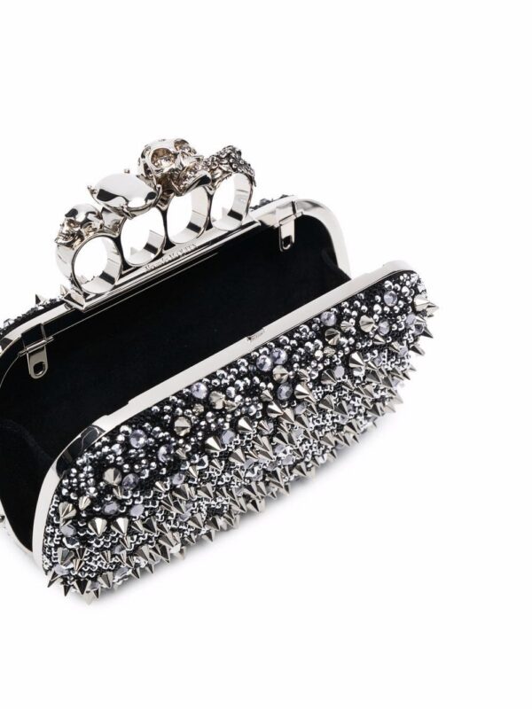 17229600_35249410_1000.jpg Alexander McQueen four-ring skull studded clutch