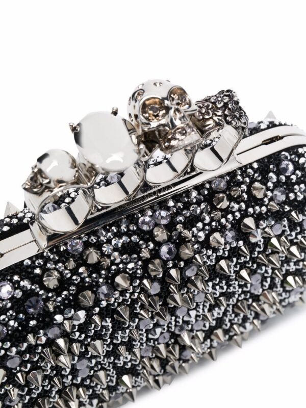 17229600_36500520_1000.jpg Alexander McQueen four-ring skull studded clutch