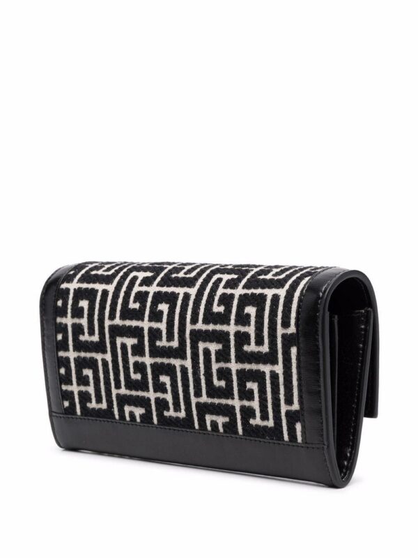 17239187_37010024_1000.jpg Balmain 1945 jacquard-monogram wallet